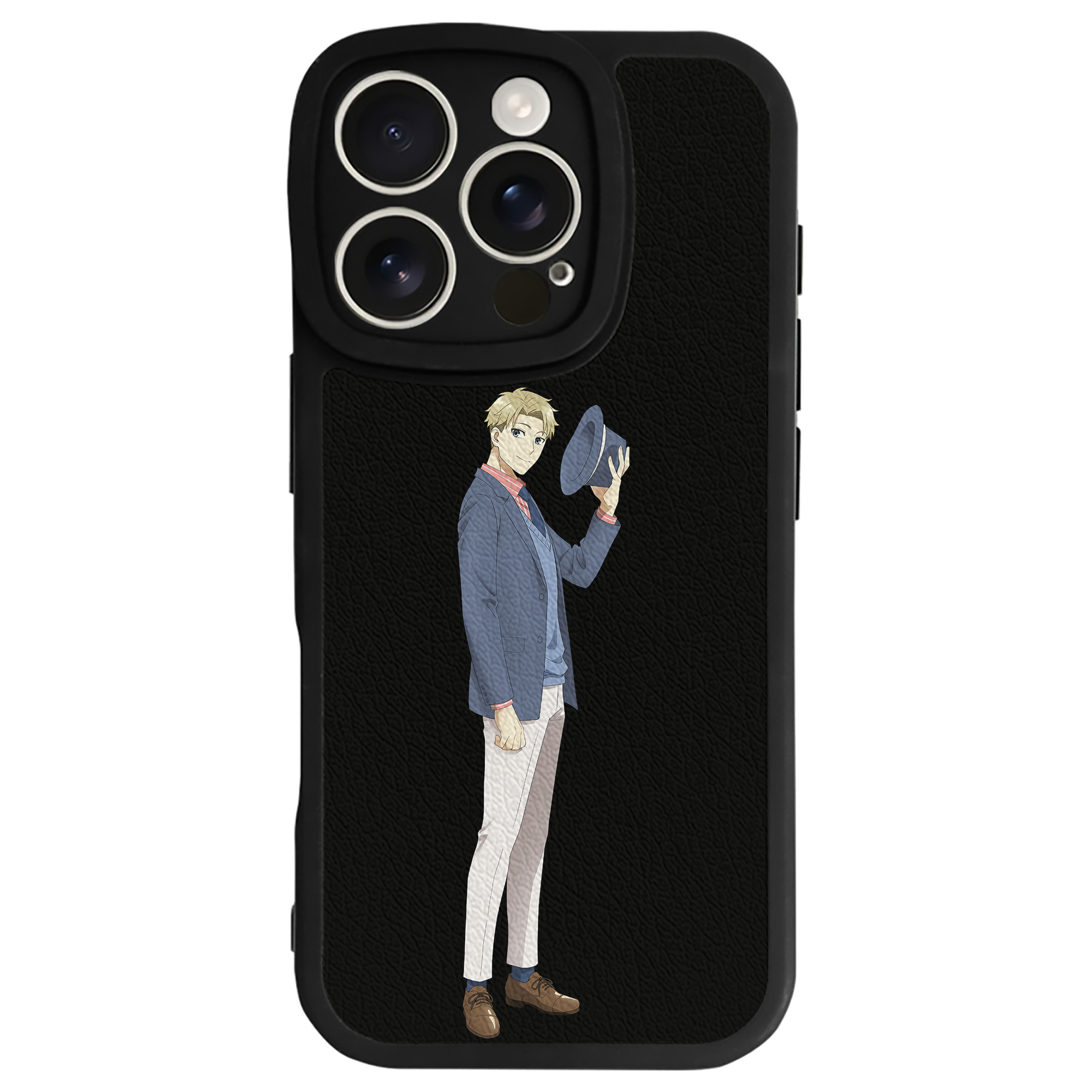 （画像用） SPY×FAMILY间谍家家酒 【iPhone 16シリーズ対応】シリコンスマホケース（レザー調） 材質：シリコン